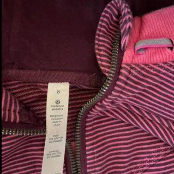 ** LULULEMON ATHLETICA ** Bliss Break Full Zip Hoodie, Size M- 8 - Like New - Picture 4 of 4